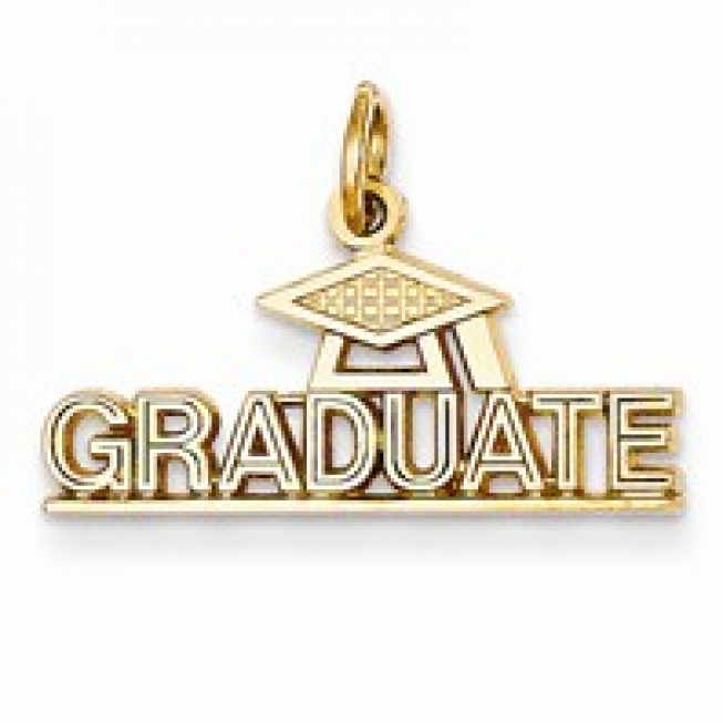 Graduate Gold Pendant